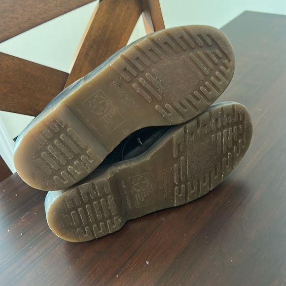 Dr. Martens Vintage 1460 Made In England Boots Black Leather Size 6 - Picture 10 of 16